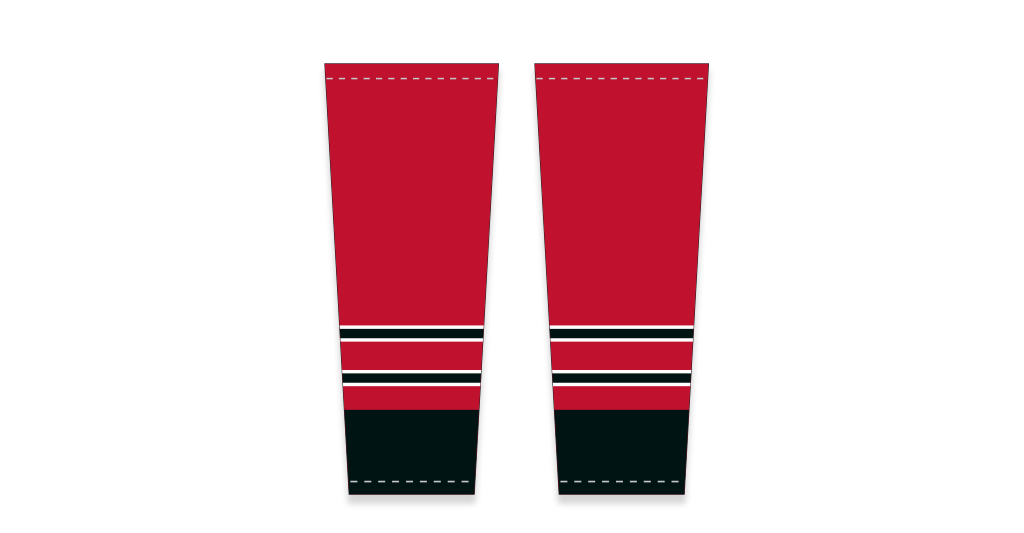 Sublimated hockey socks made in Canada bas de hockey sublimé